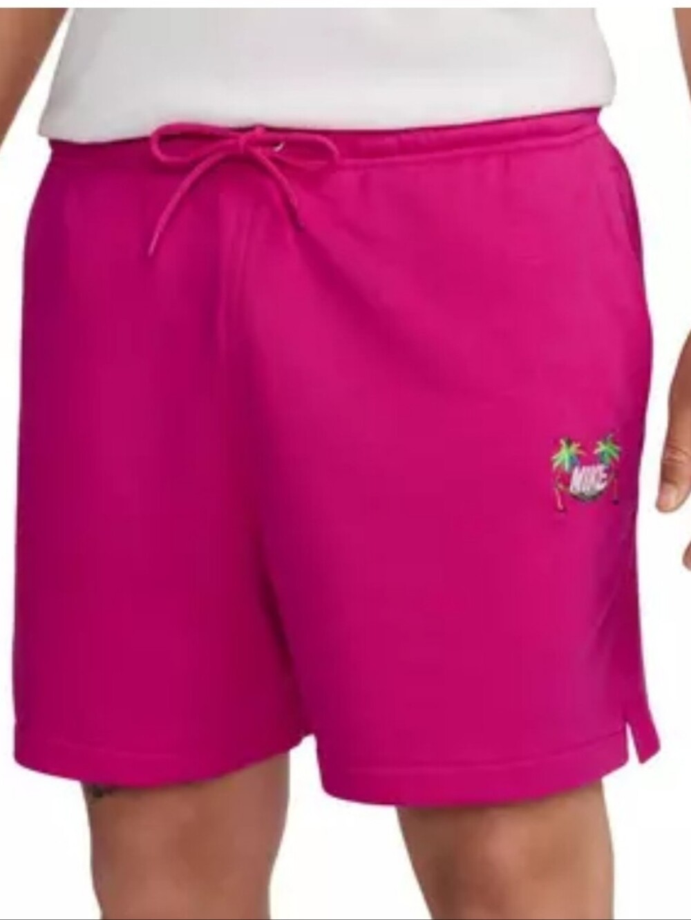 Nike Magenta Athletic Drawstring Shorts